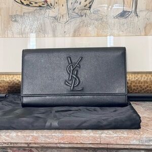 Large YSL Clutch - Belle De Jour